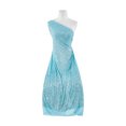 thumbnail image 2 of Zelouf Shoreline Sequin Stretch Mesh , Sewing, DIY, Crafts Fabric by the Yard, Aqua, 10 Yard, 2 of 3