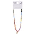 thumbnail image 3 of Time and Tru Goldtone Multicolored Bead Initial "A" Necklace, 3 of 6