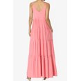 thumbnail image 2 of TheMogan Robe Longue Maxi à Volants Superposés Col en V pour Femmes avec Poche Décontractée, 2 of 6