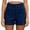 Navy, variant on Admvng Womens Summer Casual Shorts with Pockets Soft Business Work Shorts