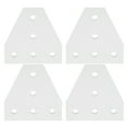 thumbnail image 2 of Joining Plate, Practical Silver Convenient Durable Aluminium Alloy Repair Mending Plates  For CNC Router For 3D Printer 2020T,3030T,4040T, 2 of 8