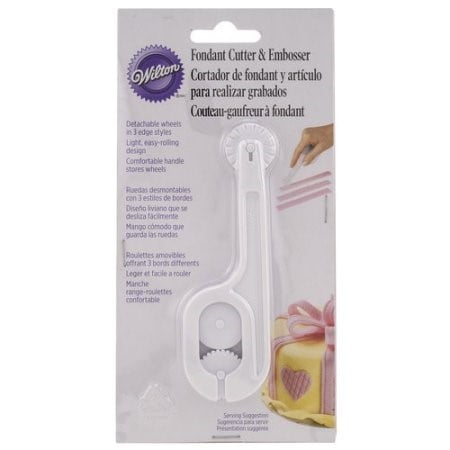 - Wilton Fondant Cutter and Embosser Tool Set, 4-Piece