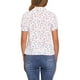 thumbnail image 3 of INSPIRE CHIC Blusa de Chifón con Cuello Peter Pan y Lazo, Estampado Retro, Manga Corta, L Blanco-Floral, 3 of 6