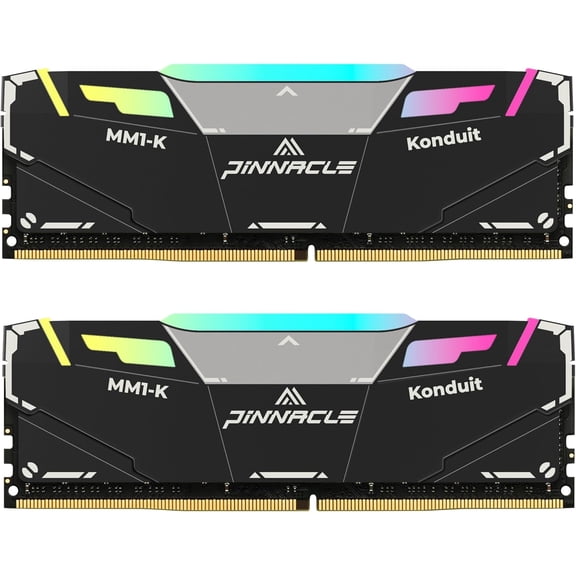 Timetec Pinnacle Konduit RGB 32GB KIT(2x16GB) DDR4 3600MHz PC4-28800 CL18-22-22-42 XMP2.0 Overclocking 1.35V Dual Rank KIT(2x16G))