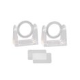 thumbnail image 2 of 2Pcs Rotation Adjustable Bathroom Kitchen Curtain Rod Holder Hooks, 2 of 8