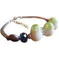 thumbnail image 1 of Bracelet Jonc pour Femmes Perles en Céramique Bracelet Jonc Ajustable Bracelet Manchette, 1 of 7