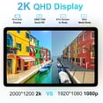 thumbnail image 2 of DOOGEE T20 Tablet 10.4 inch, 15GB (8+7GB) RAM+256GB ROM/1TB, 2000×1200 FHD+ 2K Display, Octa-Core, 8300mAh, Android 12 4G LTE Dual SIM Tablets, TÜV Certified, Widevine L1, 16MP+8MP, WiFi,Type C, 2 of 9