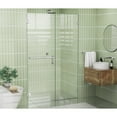 thumbnail image 3 of Glass Warehouse  78" x 46.25" Frameless Towel Bar Shower Door - Wall Hinge Polished Brass Brass Finish, 3 of 5