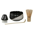 thumbnail image 2 of yuksok 4 Packs Matcha Set Tea Ceremony Matcha Scoops Tea Art Utensils Tea Spoon Ceramic black, 2 of 9