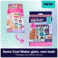 thumbnail image 6 of Cool Maker, Get Glitzy Glitter Nail Kit for 5 Manicures with 6 Colors & Stickers, 6 of 9