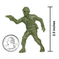 thumbnail image 2 of Toy BMC Classic OD Green Plastic Army Men 40pc WW2 Soldier, 2 of 7