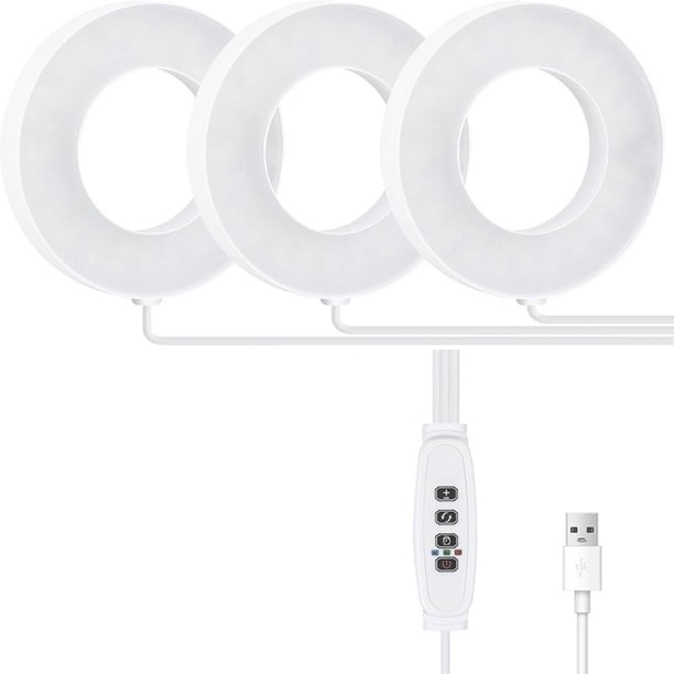 Injueey Lámpara LED para plantas, luz de cultivo | Luces de cultivo de espectro completo para plantas Lámpara de cultivo de suculentas para Jardín y Patio do Luz blanca cálida