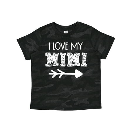 

Inktastic I Love My Mimi with Arrow Gift Toddler Boy or Toddler Girl T-Shirt