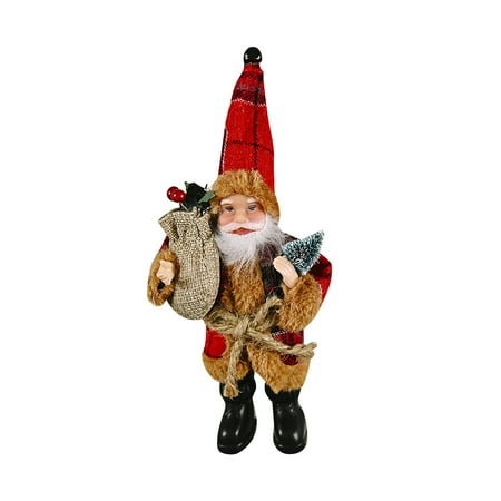 

WIQUOKETT Fall Decorations for Home Christmas Decorations Handmade Plush Santa Christmas Tree Decorations Holiday Christmas Decorations Fall Decor Indoor