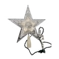 thumbnail image 3 of Kurt Adler 10-Light Laser Clear Star Treetop Lights Up Clear Ornaments, 3 of 8