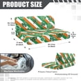 thumbnail image 7 of Yuyamidu Green Leaf RV Dinette Cushion Covers St. Patrick's Day RV Dinette Cushion Slipcover Stretch Loveseat Slipcovers for Travel Trailer Couch RV Seat Covers, 7 of 7