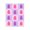 Lilac Pink Gummy Bear Pattern, variant on Stupell Industries Contemporary Pink & Lilac Candy Bears Black Floating Frame Canvas Art, 17 x 21, by LISH Creative