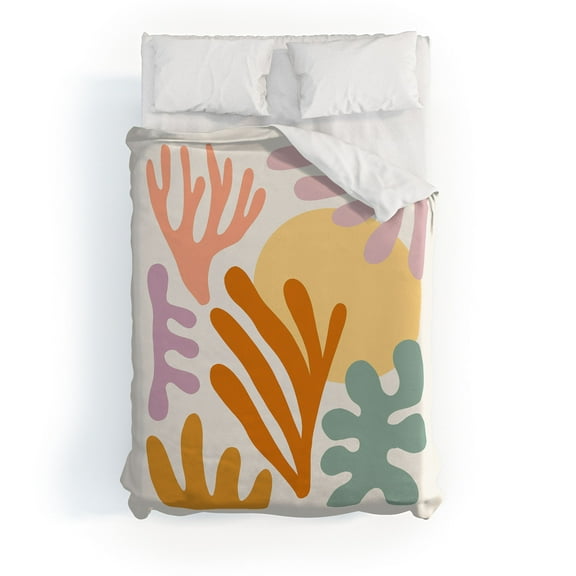 Society6 Rachel Szo Seagrass Sun Duvet Cover Cotton Full
