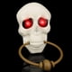 thumbnail image 1 of Campana de calavera de Halloween con ojos LED y efecto de sonido JAMW Sencillez, 1 of 5