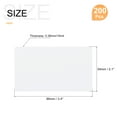 thumbnail image 2 of 200 Pack Blank Cards 15mil ID Cards Blank Credit Cards Plastic Cards Waterproof & Double Sided Printing for ID Badge Printer, Graphics White, 2 of 6