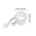 thumbnail image 4 of FRCOLOR 2Pcs Rotating Mounting Rings 360 Degree Free Flag Pole Kit 0.75-1.02Inch Diameter (Beige), 4 of 5