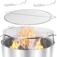 thumbnail image 1 of Écran Pare-Étincelles, Grille de Cuisson pour Réchaud Solo Yukon 27 Pouces, Acier Inoxydable 304, Argent, Moderne, 1 of 9