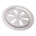 thumbnail image 2 of Couvercle de Ventilation Rond, Plaque de Ventilation Marine Facile à Installer Trous Standards en Acier Inoxydable 316 pour Yacht RV Automobile, 2 of 8