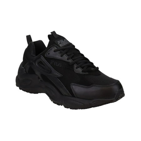 

Fila Men s Memory Lateshift Slip Resistant Waterproof Work Shoes Soft Toe Black 10.5 EE US