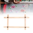 thumbnail image 1 of Embroidery Wooden Embroidery Frame Rectangle Adjustable for Display 60x100cm Craft Sewing Accessory, 1 of 7