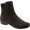Black Suede, variant on Women's Walking Cradles Elsie Ankle Bootie Brown Nubuck Leather 8 M