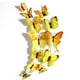 thumbnail image 4 of Billuyoard 12 Uds 3D mariposa pegatina de pared en la pared decoración del hogar mariposas para niños habitación de bebé dormitorio techo decoración Decoración del hogar amarillo, 4 of 6