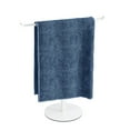thumbnail image 3 of Shoreew Bath Hand Towel Holder Easy to Install Multi-Purpose Bathroom Countertop T-Shape Towel Bar Rack Stand with Heavy Base, 3 of 6