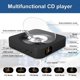thumbnail image 3 of Reproductor de CD portátil y de pared con Bluetooth 5.1, radio FM, altavoces Hi-Fi duales, pantalla LED y mando a distancia, 3 of 7