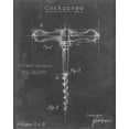 thumbnail image 2 of Harper, Ethan 12x14 Gold Ornate Wood Framed with Double Matting Museum Art Print Titled - Corkscrew Diagram II, 2 of 4