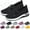 Black_01, variant on Willtoo Women's Woven Orthopedic Breathable Soft Shoes Go Walking Slip on Diabetic Foam Shoes Hands Free Slip in Sneakers Arch Support Dark Purple