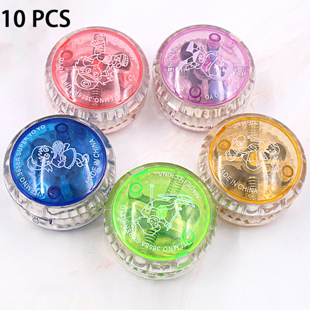Yao 10 Pcs/set Children Yoyo Luminous New Led Flashing Ball Party Game