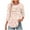 Pink Tops for Women_c, variant on CYMMPU Business Work Blouses Fashion Tunic Tops Shirts Basic Tees Vintage Summer Fall Crewneck Floral Printed 3/4 Length Sleeve 2025 Clothes for Women Pink S