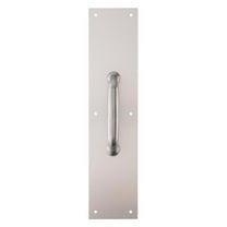 Brinks 15 in. L Satin Aluminum Pull Plate
