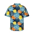 thumbnail image 3 of Picia Sunflowers Gentle Cotton Regular Fit Short Sleeve Casual Hawaiian Shirt for Men-Medium, 3 of 9