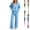 Light Blue, variant on Clossjun Womens 2 Piece Outfit Set Zip Up Hoodie & Sweatpants Sets Fall Long Sleeve Tracksuits for Sport Gym Work M
