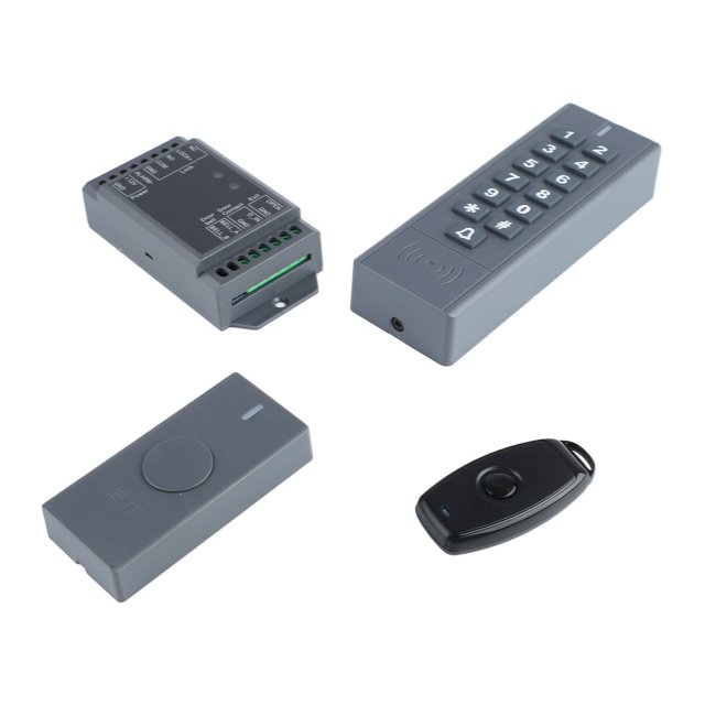 Conjunto de control de empuje para salir DC 12V IP66 Sistema de control de acceso inalámbrico a prueba de agua Múltiples interfaces para control de puertas
