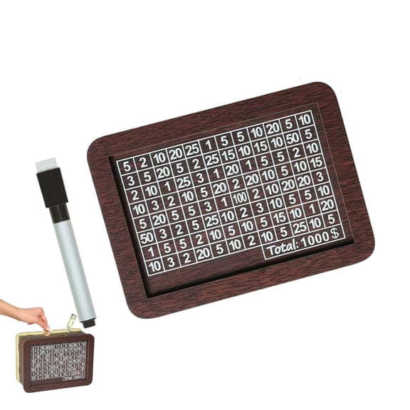 SDFGTstore US Dollar Themed Wooden Money Box Cash Storage Jar For Kids And Grownups