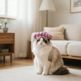 thumbnail image 3 of Dog and Cat Fashion Pet Hat Polyester French Artist Cap Baseball Cap 3 Colors Adjustable Party Birthday Photo, 3 of 4