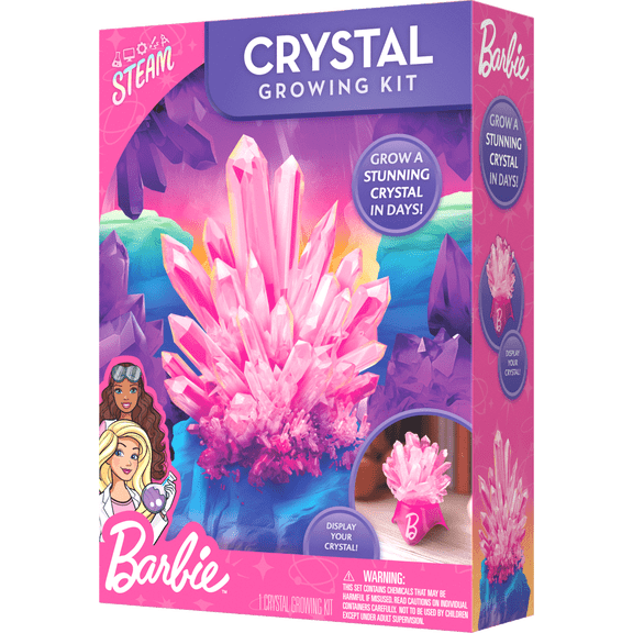 Barbie Crystal Growing Science Kit for Kids Ages 8 and Up by Blue Marble