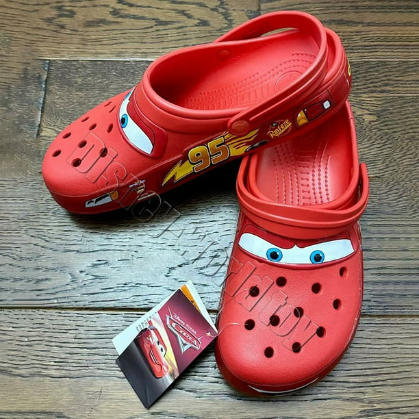 Sandalias impermeables para exteriores con dibujos de Disney Rayo McQueens Pixar, informales, transpirables, con cierre de tobillo, de EVA, regalo