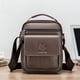 thumbnail image 2 of Bolso de hombro para hombre, de un solo hombro, sencillo y moderno, para viajes, bolso pequeño de cuero para hombre, 2 of 5