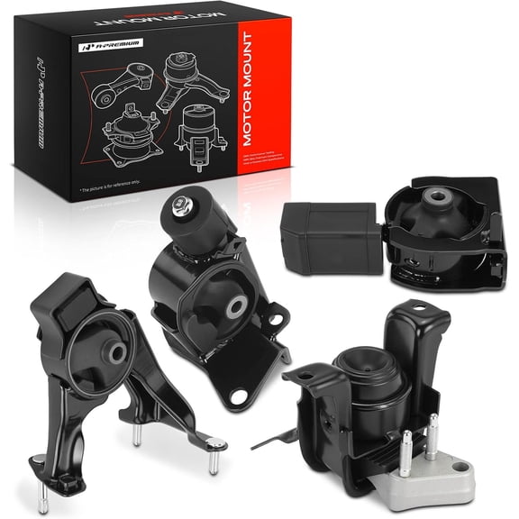 A-Premium Engine Motor and Transmission Mount Compatible with Toyota Corolla Matrix Pontiac Vibe 2003-2008 L4 1.8L Automatic Transmission A4220 A4219 A4218 A4221 4-PC Set
