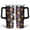 Black, variant on Gothic Horror Tumbler 30oz - Skeleton Spider Web Print - Stainless Steel Vacuum Insulated Cup with Handle & Straw