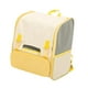 thumbnail image 5 of Mochila para mascotas, mochila para perros, ligera, transpirable, moderna, para salir, bolsa de viaje para gatos, para senderismo, pesca, viajes Amarillo, 5 of 9