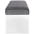 thumbnail image 3 of Modway Roam Velvet Upholstered Modern Bench, Multiple Colors, 3 of 5
